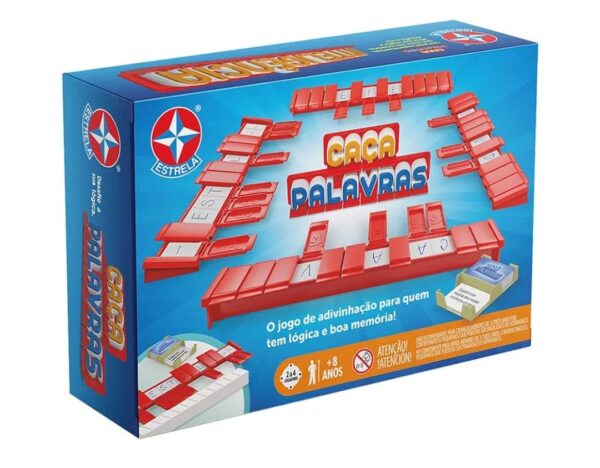 Brinquedos Estrela Jogo Caça Palavras, Multicor