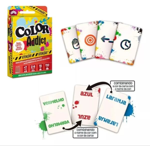 Jogo de cartas Color Addict